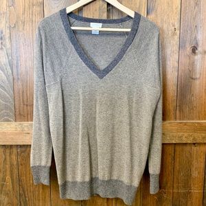 Club Monaco 100% Italian cashmere v-neck